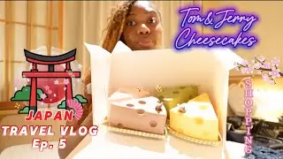 Japan Tour Guide Ep. 5 + Come shopping in Japan with me + Trying viral Tom & Jerry Cheesecakes Kyoto