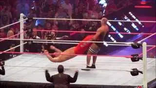 WWE Battleground Highlight Cesaro Swing on The Great Kahli