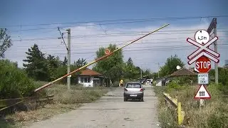 Spoorwegovergang București (RO) // Railroad crossing // Trecere la nivel