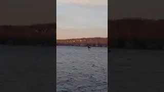 Wing foiling dock start