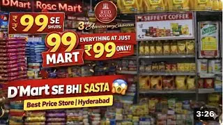 Red Rose Mart Falaknuma | New Year Offers | Buy One Get One Free | Hyderabad |  2025