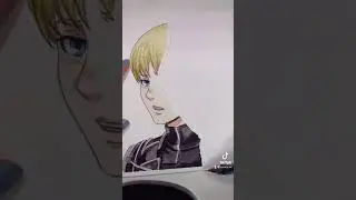Destroying my art challenge? - Armin drawing tiktok lainahs.art #shorts