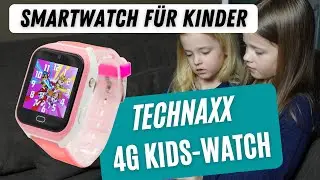Kinder-Smartwatch TECHNAXX 4G Kids-Watch | GPS, Schulmodus & SOS-Funktion | smarte Kinderuhr