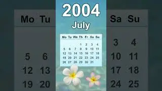 July 2004 Calendar