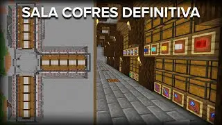 Minecraft Almacén con Sistema de Clasificación Automática - Hasta 2 Millones de Items