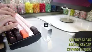 Cherry Clear Switch Typing Sounds ASMR, ABS SA Profile Keycap