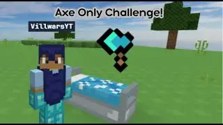 Can I do the Axe Only Challenge in bloxd.io bedwars?!