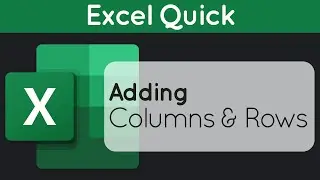 How to add numbers in a Column or Row - Excel Quick