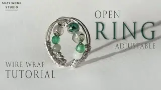 Open Adjustable Ring Tutorial | Simple Wire Ring |Easy Wire Ring |Wire Wrap Tutorial |How to make