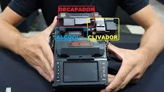 ESSA MAQUINA LIMPA, DECAPA E CLIVA A FIBRA OPTICA