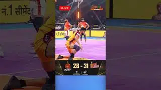 Bharat's multi-point raid vs Puneri Paltan in Qualifier 2 #PKL12 | Pro Kabaddi League #shorts