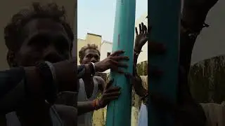 5Inch pvc casing pipe installation #borewell #shorts #Chhattisgarh #viral