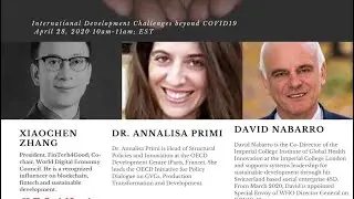 「World Responsible Leaders Dialogue」COVID-Beyond# COVID19 with Annalisa Primi and David Nabarro