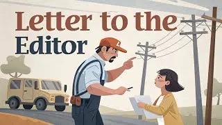 Letter to the Editor | A complaint about power UTILITY STAFF | NEWSPAPER READING | kitabpremi