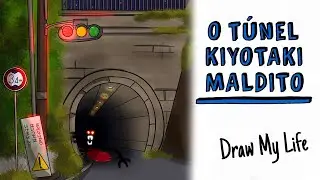 The cursed Kiyotaki Tunnel. Japanese Legend 🚦 Horror Story | Draw My Life