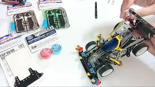 【萌萌好吃好玩】田宮 TAMIYA 四驅車軌道車 15503 勝利鳥 透明軟殼 Winning Bird 中置彈簧避震車，吊鐘車，AT系統 72mm六角輪軸，穿胎，打穿輪框，輪框穿孔，固定輪框，阻尼油