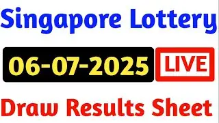 06-07-2025 Today 4D Results Singapore | 4d Result  | Today 4d Result Live
