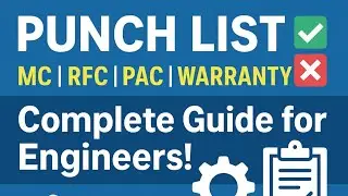 MECHANICAL Punch Work, Punch Management System #Punch list #engineer #video #viralvideo #shorts