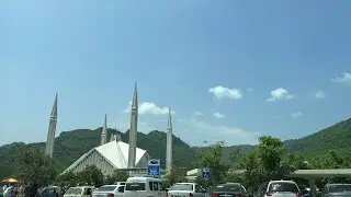 Faisal mosque capital city of islamabad x world wonder in Pakistan 