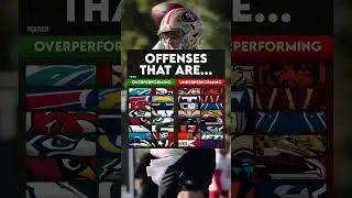Offenses That Are Overperforming Or Underperforming #nfl #football