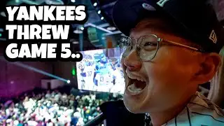 YANKEES FAN *LIVE* REACTION TO DODGERS VS YANKEES WORLD SERIES GAME 5..