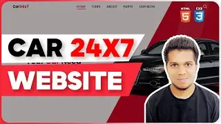 Car Booking Website Using HTML & CSS | Full Stack Web Development