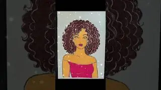 👩&zwj;🎨Bold & Beautiful &ndash; Modern Girl Sand Art Vibes #shorts #sandart #girl #satisfying #ytshorts #viral