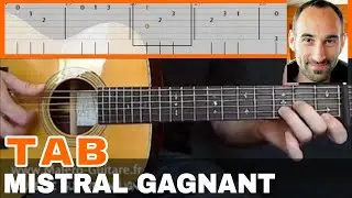 Mistral Gagnant - Tablature Guitare