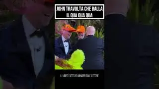 John Travolta che balla il ballo del qua qua  #sanremo2024