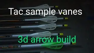 total archery challenge vanes 3d arrow build