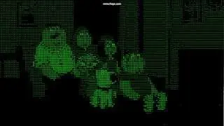 ASCII PostProcess Shader (Family guy, Star Wars: Jedi, #1: Title scene, HD)
