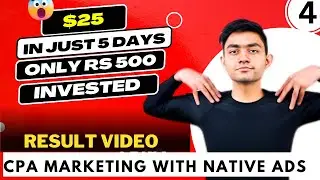 CPA marketing with taboola ads. Result video. #cpamarketing #nativeads #taboola