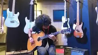 Fender CN-140 SCE Thinline Nylon Solid Top Cutaway