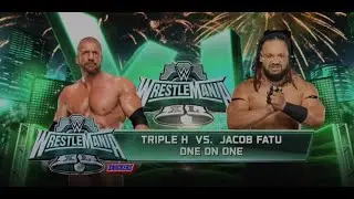 Triple H vs Jacob Fatu | One-on-One Ruthless Showdown | WWE 2K25 Gameplay