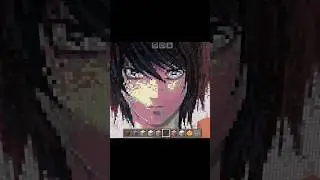 Death Note L🔥 Pixel art 🥶Minecraft❤️&zwj;🔥😁 | #shortsfeed #minecraft #shorts #viral