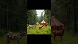 Adaptation in forest and grassland animals