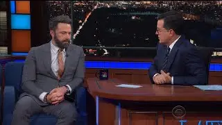 Ben Affleck Squirms as Stephen Colbert Grills Him on Sexual Misconduct