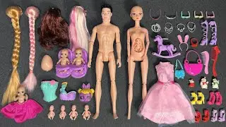 11 Minutes Satisfying with Unboxing Barbie Family Playset, Cute Doll Toys ASMR | Review Toys 