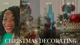 Cozy Holiday Home Decor | Decorating the living & family room, a little shopping and more 