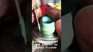 Cup#Amazing mini Pottery Art#Youtube #ytshorts#fingertippottery #amazingcreativity#diy#satisfying