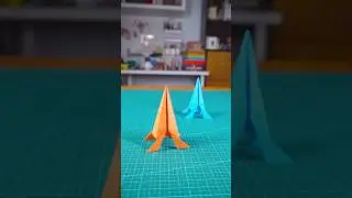 Make a Paper Spaceship origami #shorts #origami