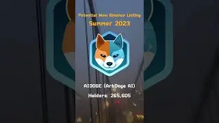 Exciting news! Potential Binance listing for ArbDoge AI (AIDOGE)! 🚀🔥 #AIDOGE #MemeCoin #Binance