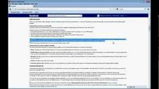 Facebook Privacy Policy