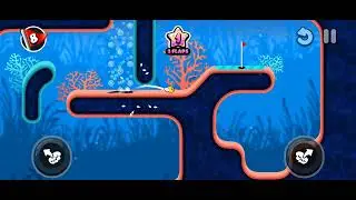 Super Flappy Golf | Hole 8 (Depths, Ghost Flag, 2 Flaps)