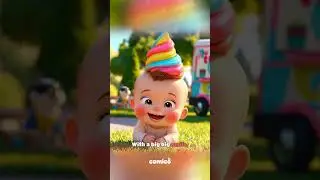 Ice Cream Truck for Kids 🚚🍦 | Learn Colors with Comico #shorts  #m&uacute;sicabeb&eacute; #toddlersongs