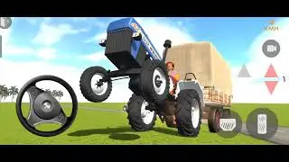 Heavy Tractor🚜Trolley loaded game|Realistic Tractor Game#Viral#Popular Tractor Game#AllTractorindian