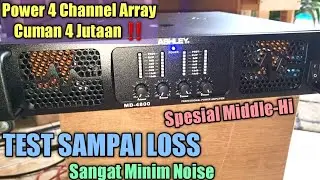Power 4 Channel Super Mourah Super Kualitas ‼️ ASHLEY MD4800 - Spesial Middle Hajatan