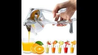 HOW TO USE ALUMINIUM FRUIT JUICER PRESSER