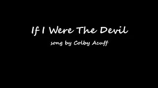If I Were The Devil (Cover)