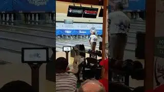 Dino Castillo shoots 300!! USBC SENIOR MASTERS Stepladder Finals Round 1